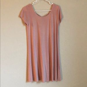 NORDSTROM dusty rose shift dress